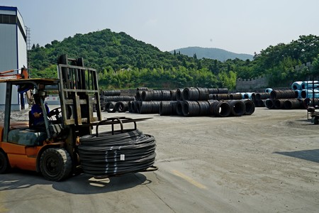 steel wire rod storage for cold forging